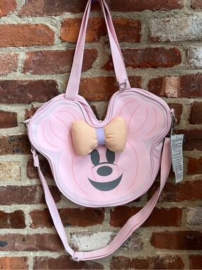 Disney Parks Halloween 2026 Pastel Pink Hey Boo Minnie Pumpkin Canvas Tote Bag